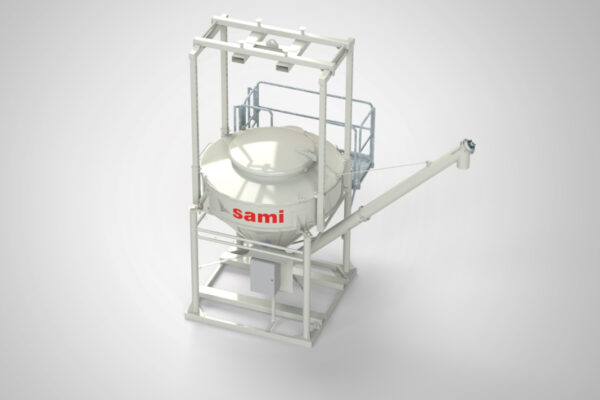 3D Bag-breaker silo for emptying bags and big bags
