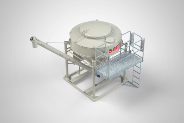 3D Bag-breaker silo for emptying bags and big bags